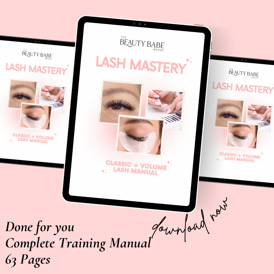 Lash Training Manual  ✨